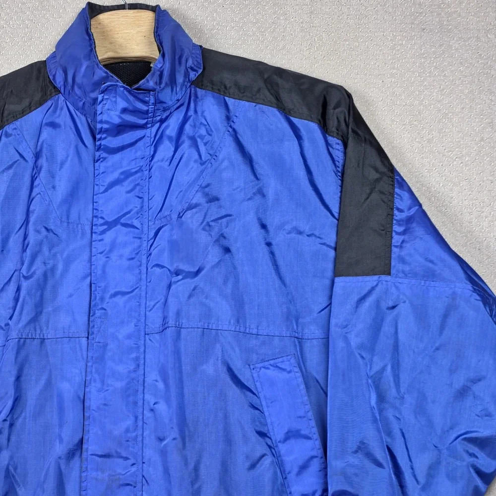 Vintage 90s Marlboro Unlimited Jacket Mens XXL‎ Windbreaker Color Block Packable